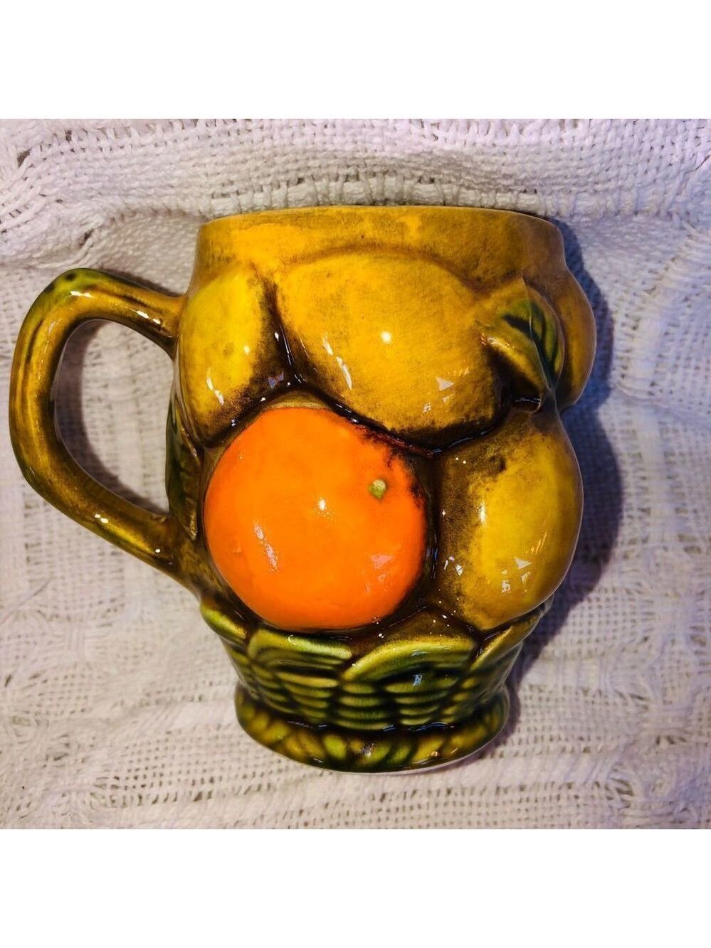 𝅺NEVER Used Vintage Inarco Japan Orange Spice Coffee Mug